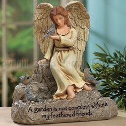 angel bird statue.jpg - Angel Garden Statue